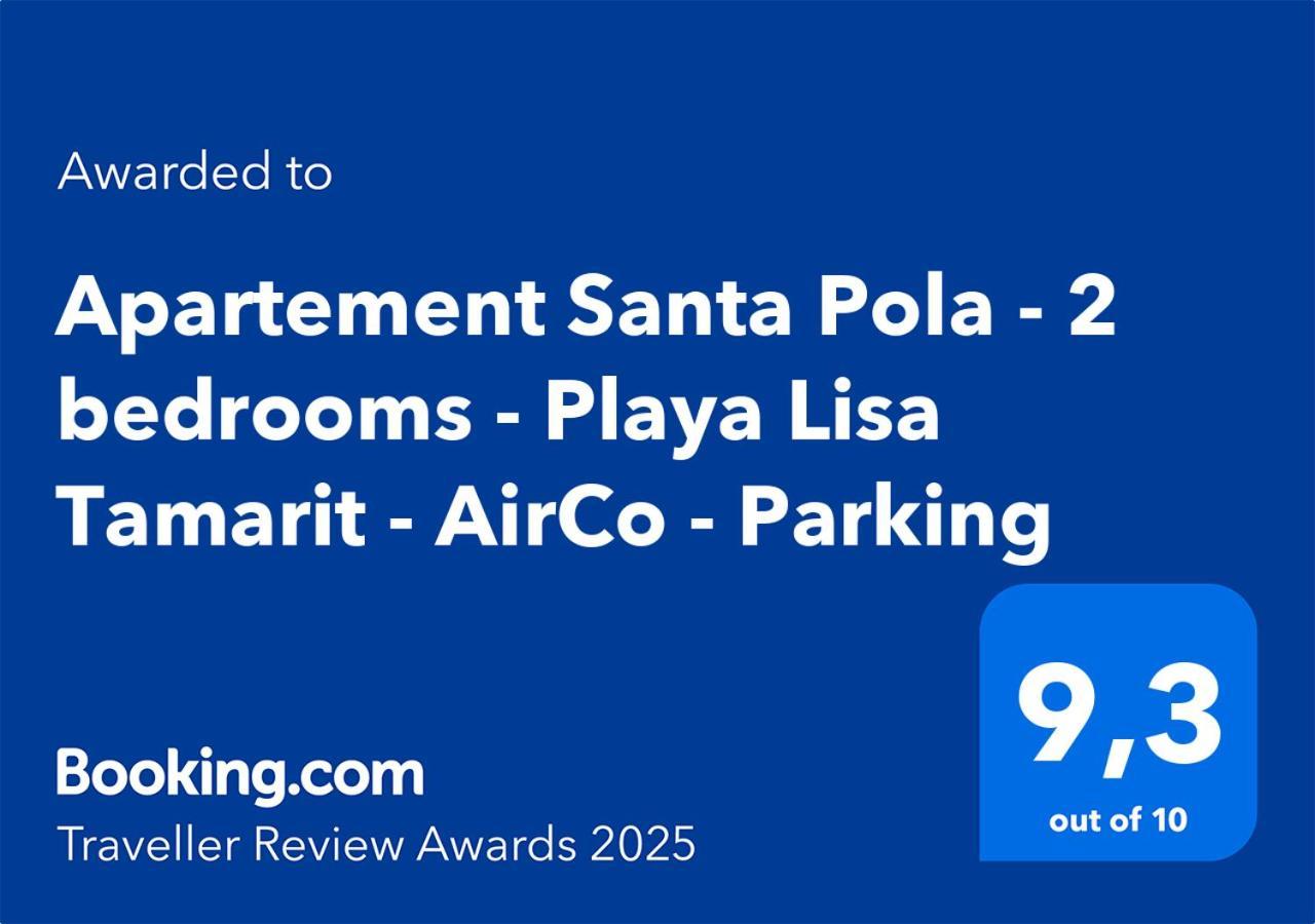 Apartement Santa Pola - 2 Bedrooms - Playa Lisa Tamarit - Airco - Parking Zewnętrze zdjęcie
